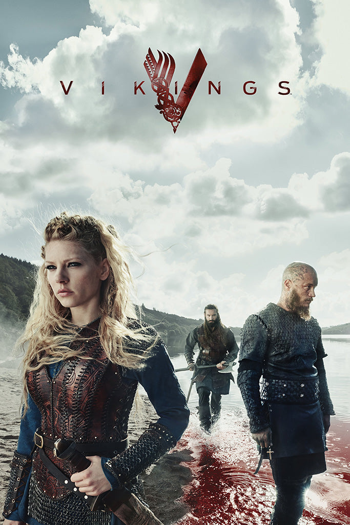 Vikings TV Show Canvas Poster