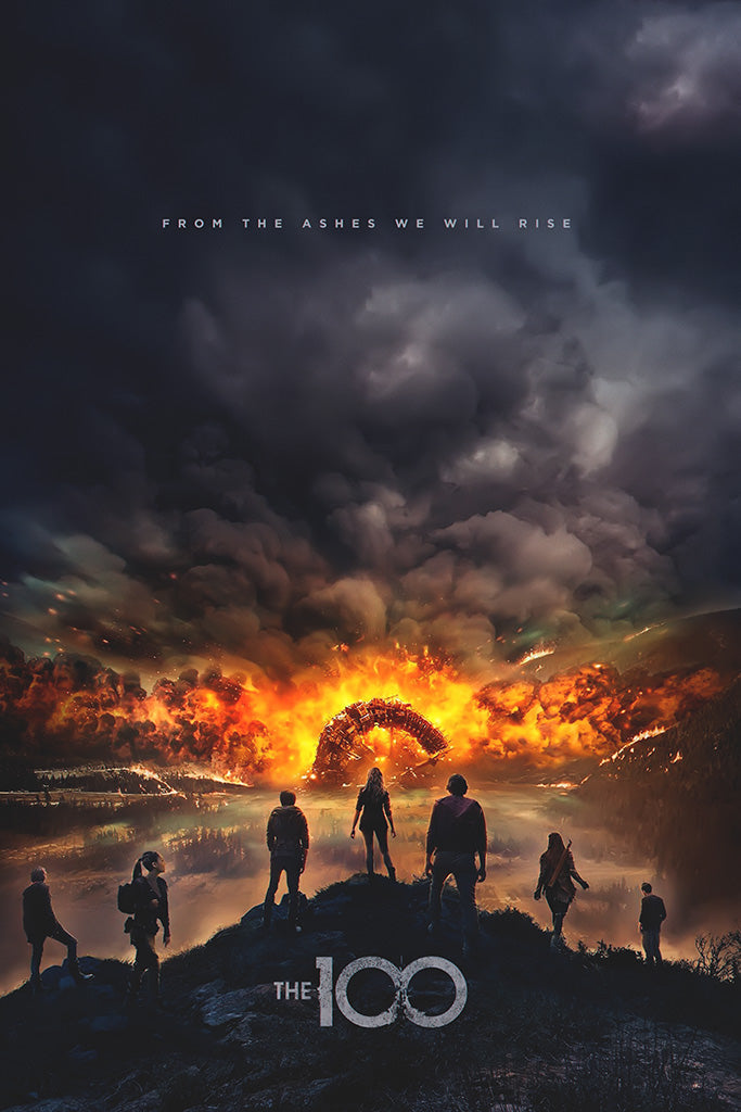 The 100 TV Series Canvas Poster