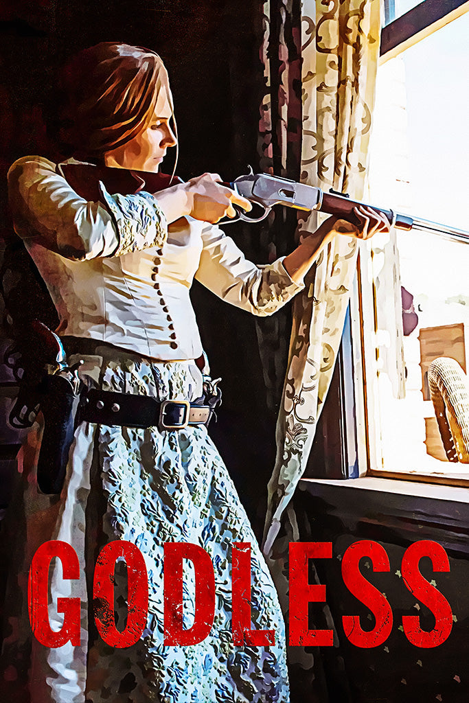 Godless TV Show Canvas Poster