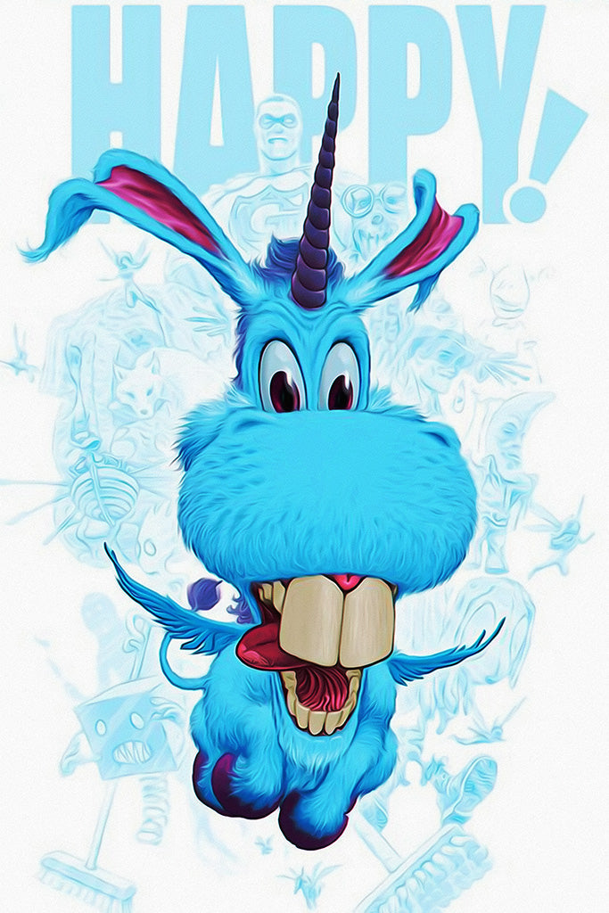 Happy! TV Show Canvas Poster