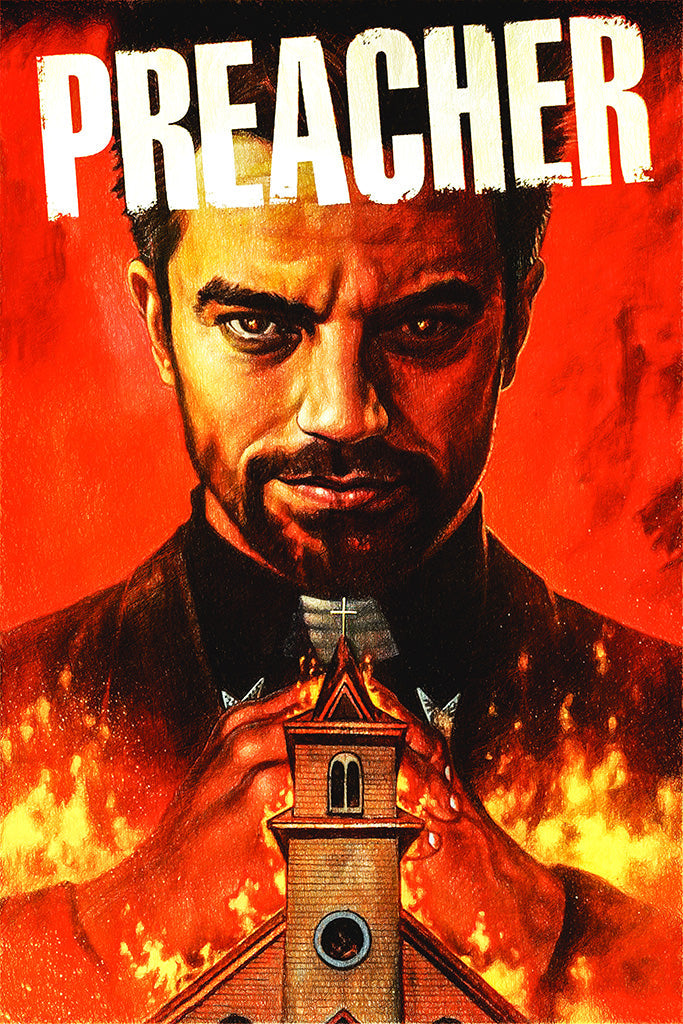 Preacher TV Series Canvas Poster