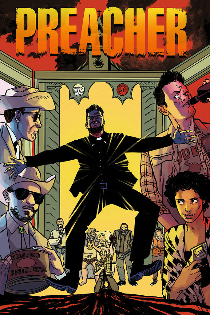 Preacher TV Show Canvas Poster
