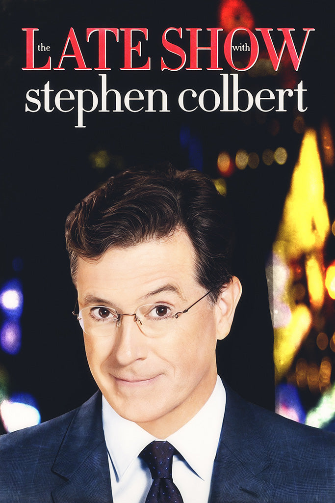 The Late Show with Stephen Colbert TV Series TV Show Canvas Poster