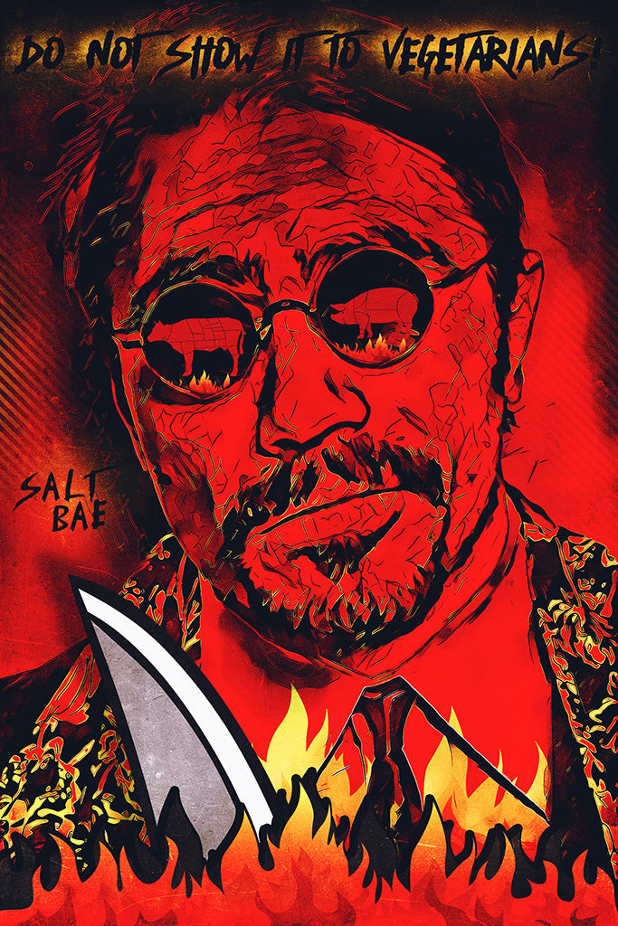 Salt Bae Nusret Kitchen Canvas Poster