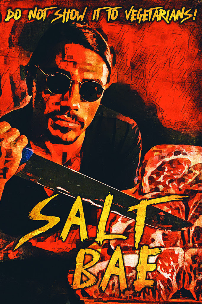 Salt Bae Nusret Chef Canvas Poster