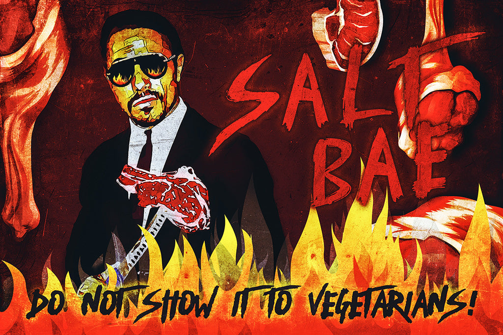 Salt Bae Canvas Poster