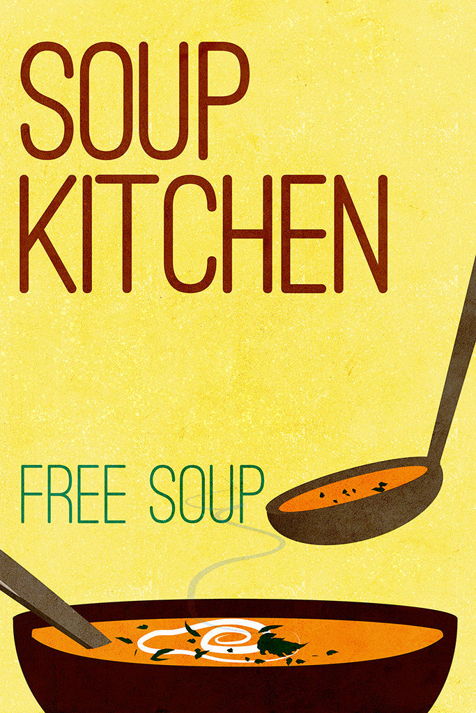Soup Kitchen Canvas Poster