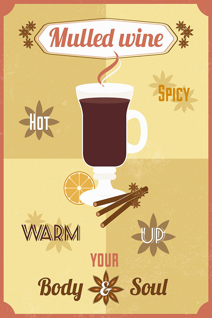 Mulled Wine Kitchen Canvas Poster