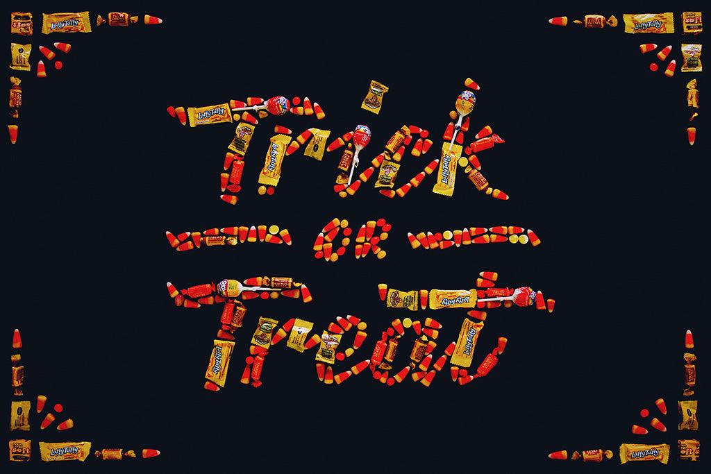 Trick or Treat Kitchen Canvas Poster