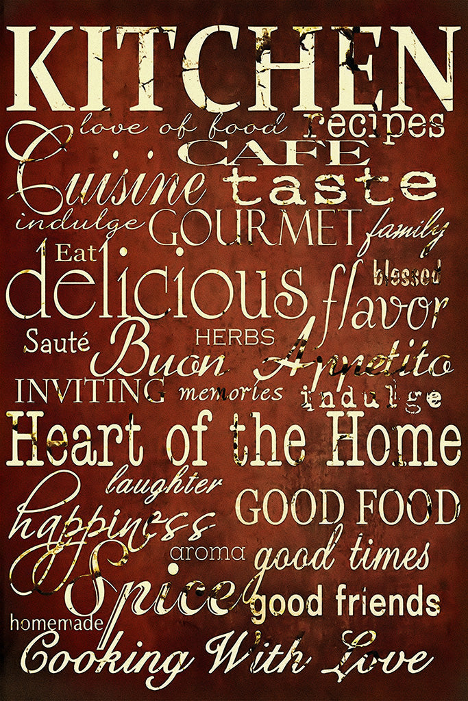 Kitchen Head of Home Canvas Poster
