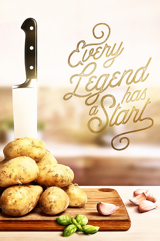 Potato Kitchen Canvas Poster