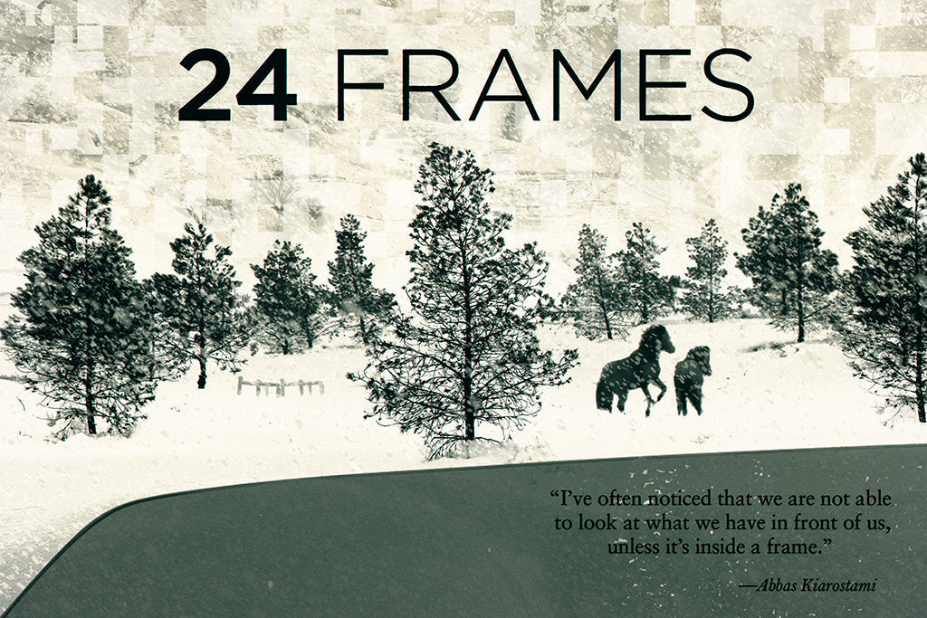 24 Frames Canvas Poster