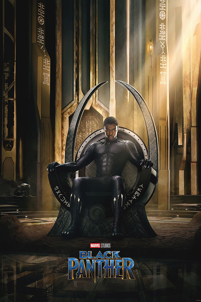 Black Panther Film Movie Canvas Poster