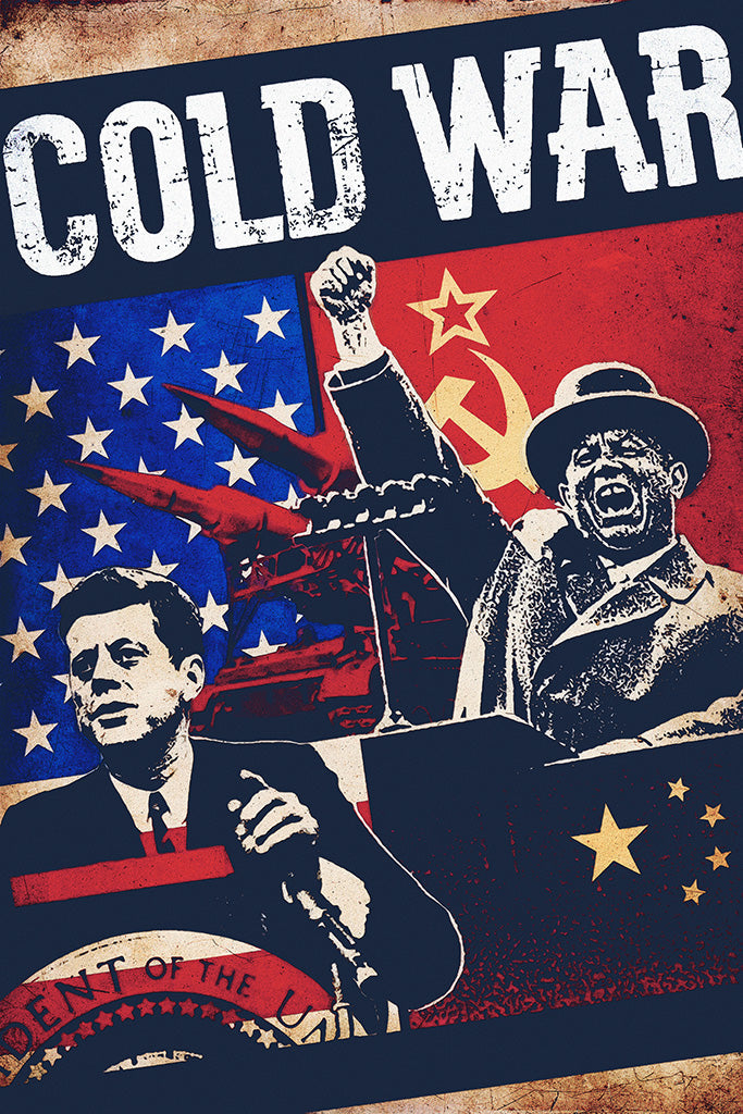 Military Propaganda Cold War (7/7) Canvas Poster