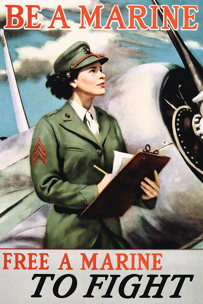Military Propaganda Marine (5/7) Canvas Poster