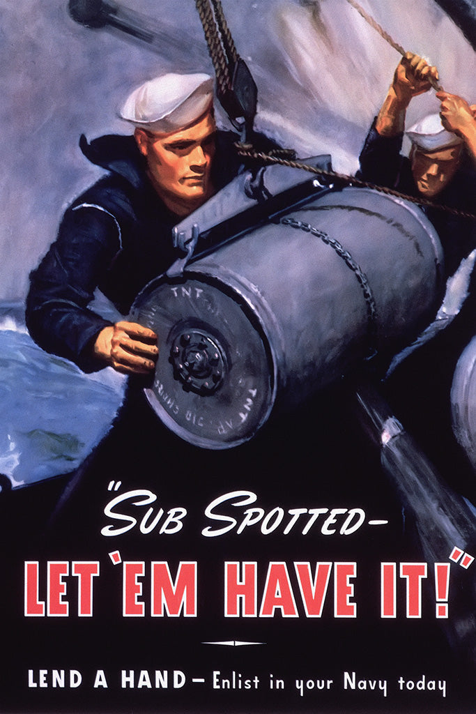Military Propaganda Navy (1/7) Canvas Poster