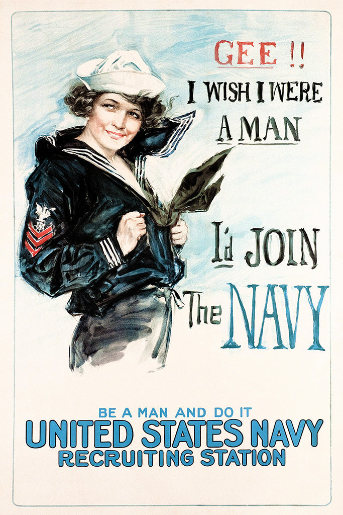 Military Propaganda Navy (2/7) Canvas Poster