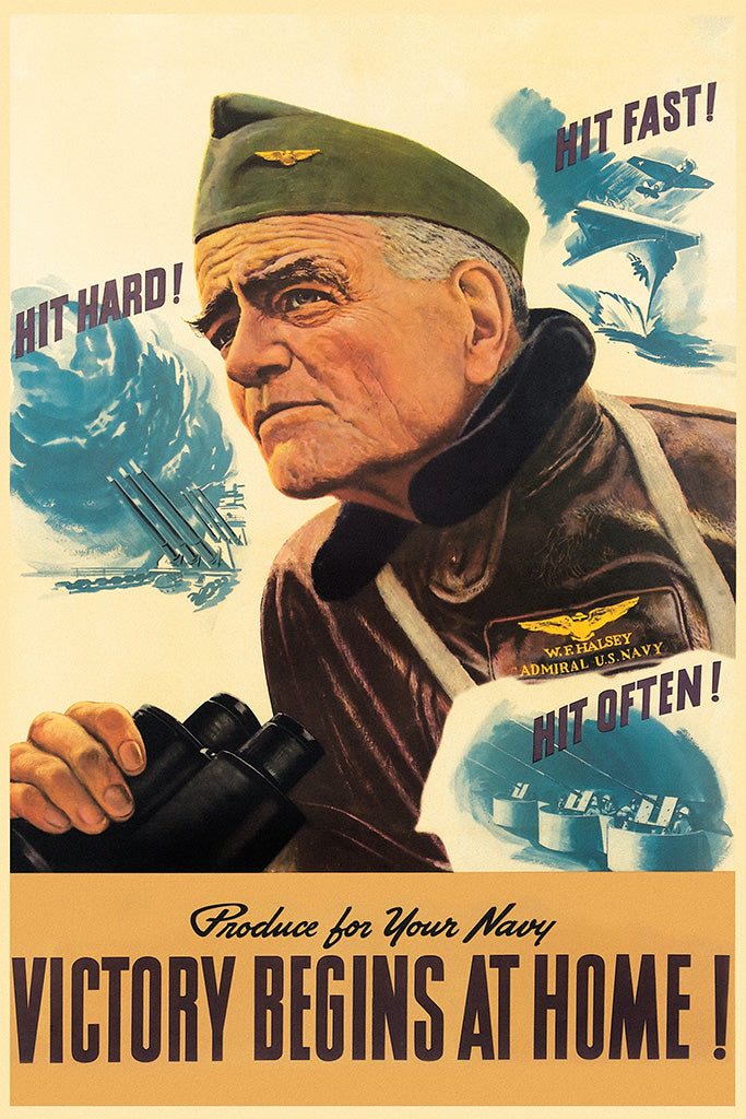 Military Propaganda Navy (5/7) Canvas Poster
