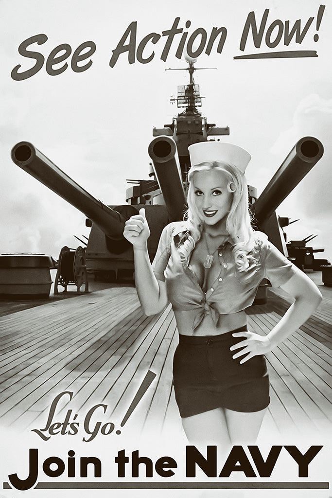 Military Propaganda Navy (7/7) Canvas Poster