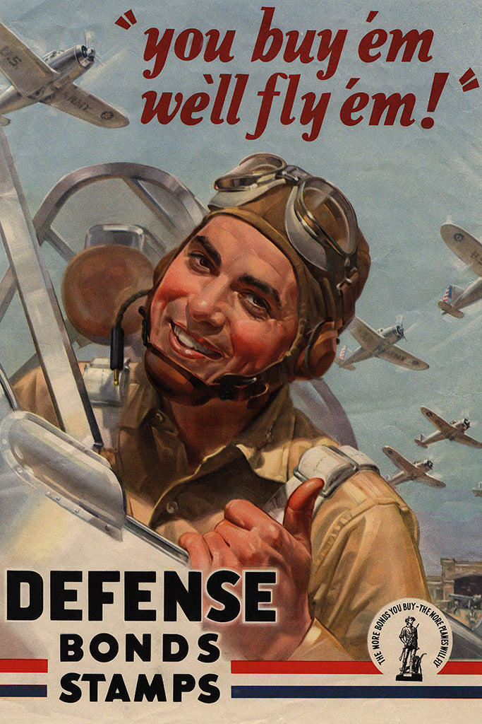 Military Propaganda Ari Force (4/7) Canvas Poster