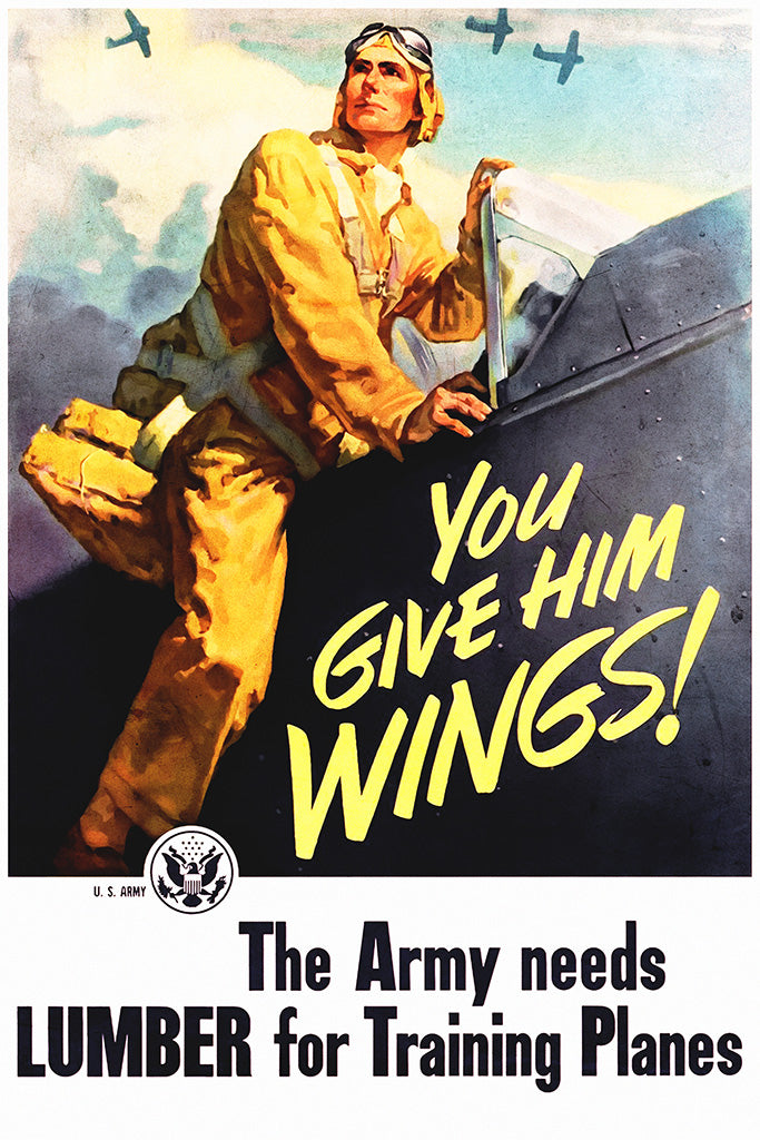 Military Propaganda Ari Force (6/7) Canvas Poster