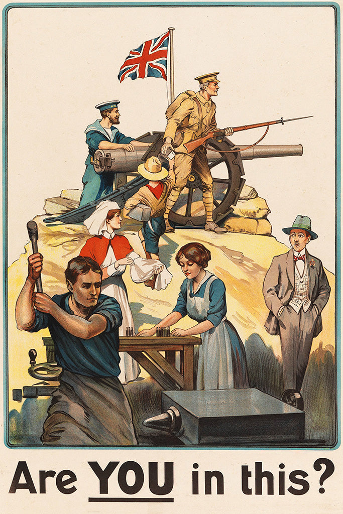 Military Propaganda British (15/19) Canvas Poster