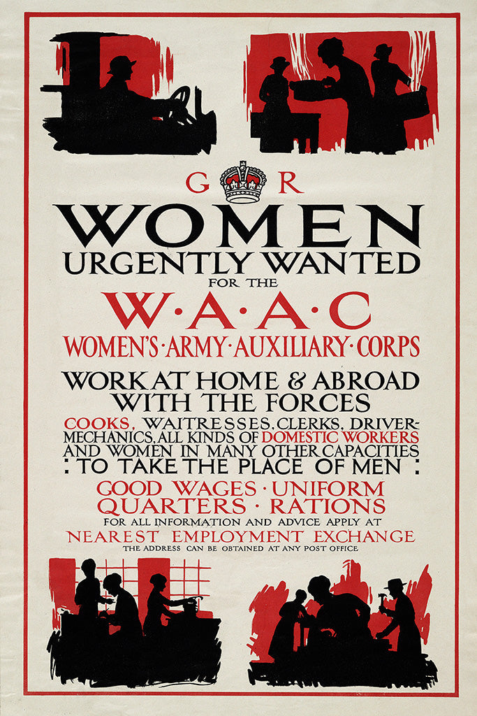 Military Propaganda British (18/19) Canvas Poster