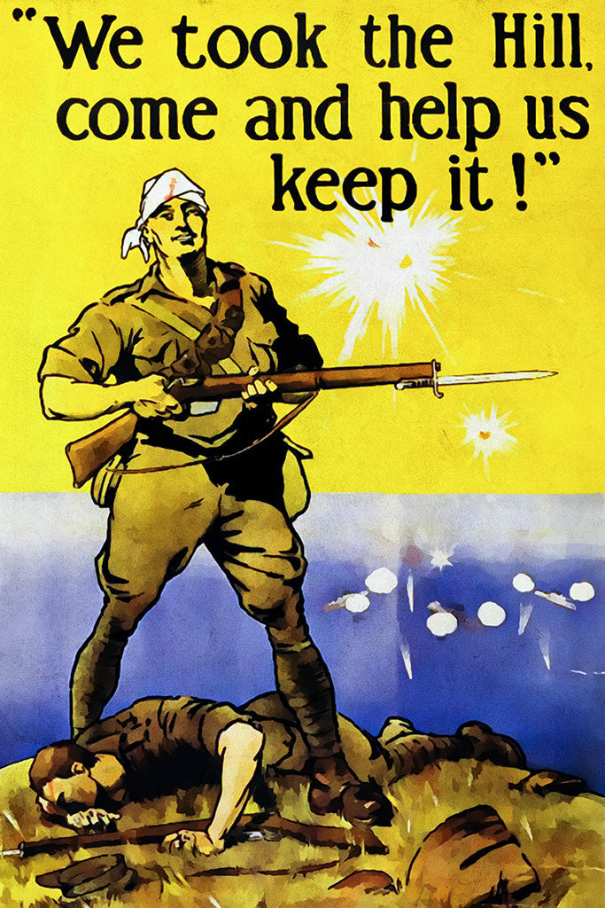 Military Propaganda Australia (1/3) Canvas Poster