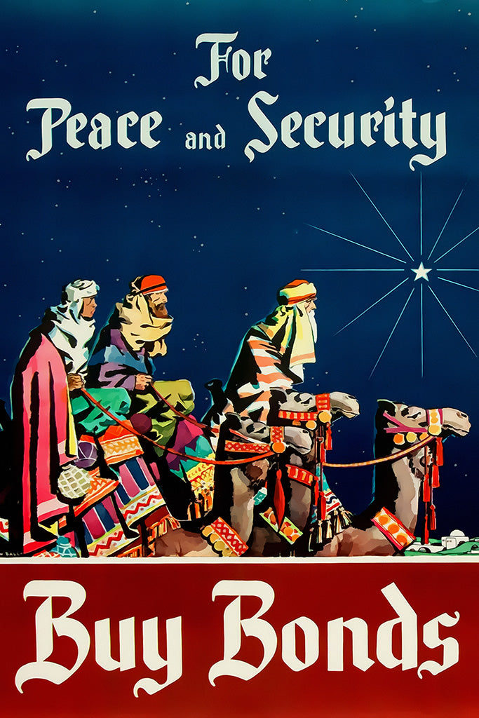 Military Propaganda Christmas (4/4) Canvas Poster