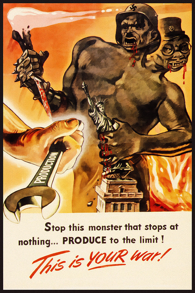 Military Propaganda Political (3/6) Canvas Poster