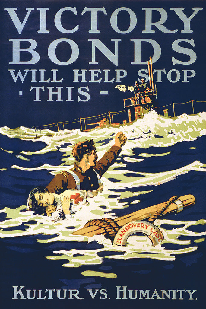 Military Propaganda Sailor (5/10) Canvas Poster
