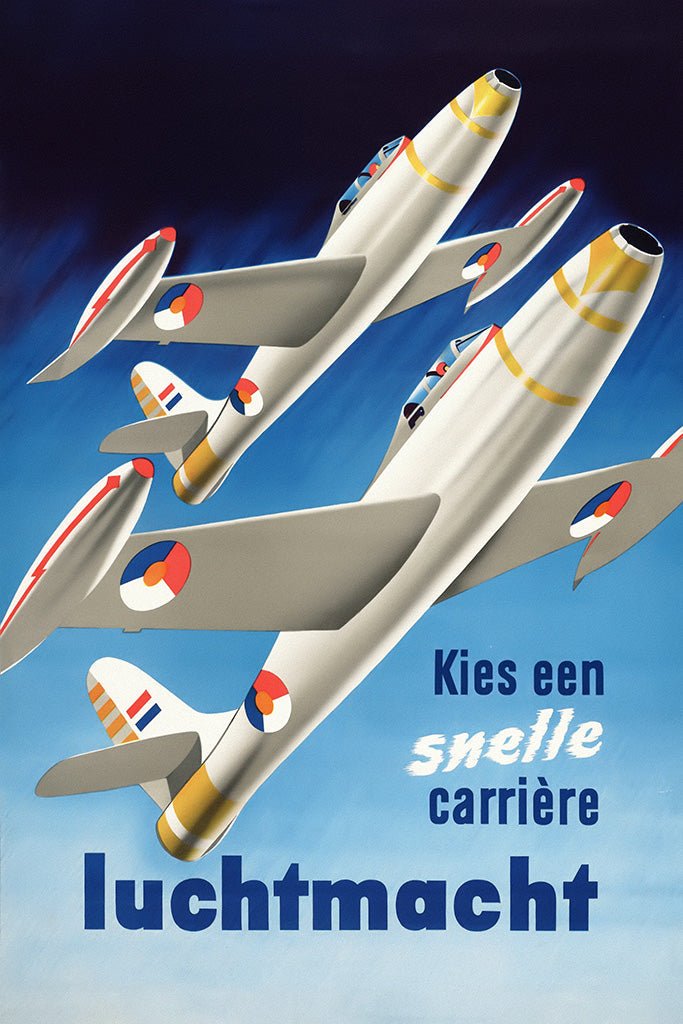Military Propaganda Nederlandse (1/9) Canvas Poster