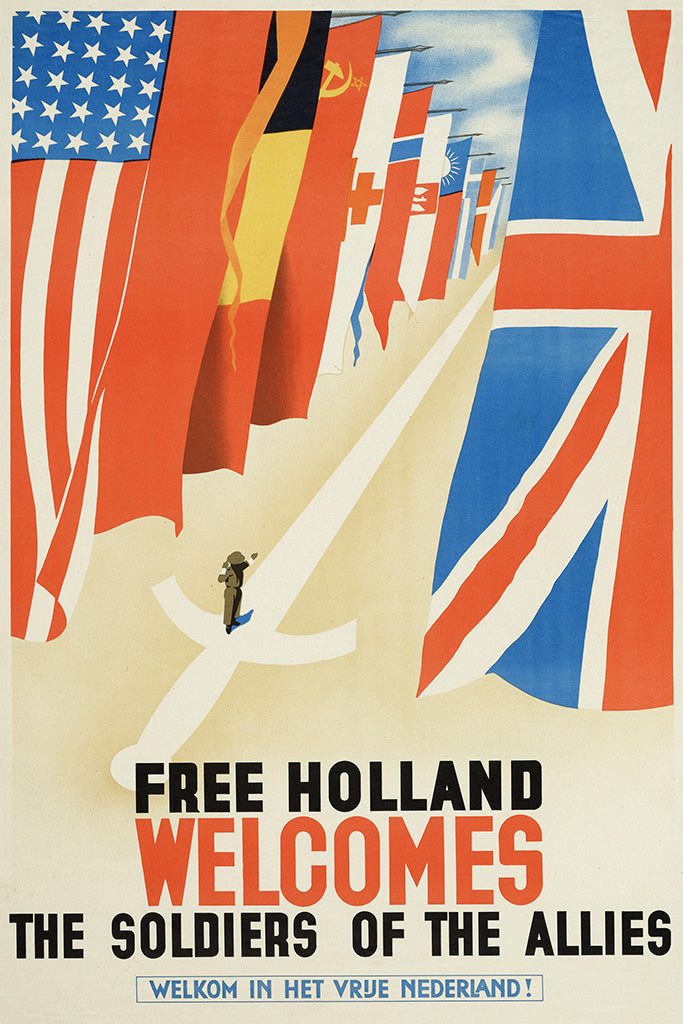 Military Propaganda Nederlandse (2/9) Canvas Poster