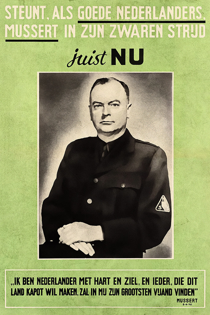 Military Propaganda Nederlandse (3/9) Canvas Poster