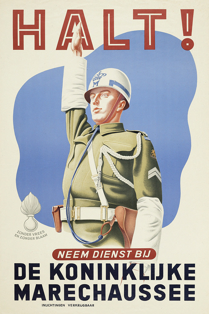 Military Propaganda Nederlandse (4/9) Canvas Poster