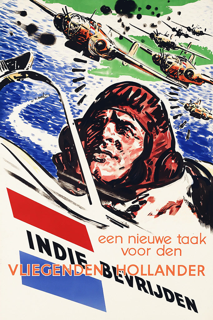 Military Propaganda Nederlandse (7/9) Canvas Poster
