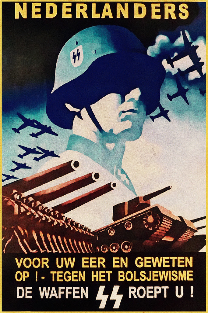 Military Propaganda Nederlandse (9/9) Canvas Poster