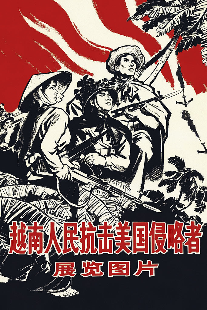 Military Propaganda Vietnam War (3/3) Canvas Poster