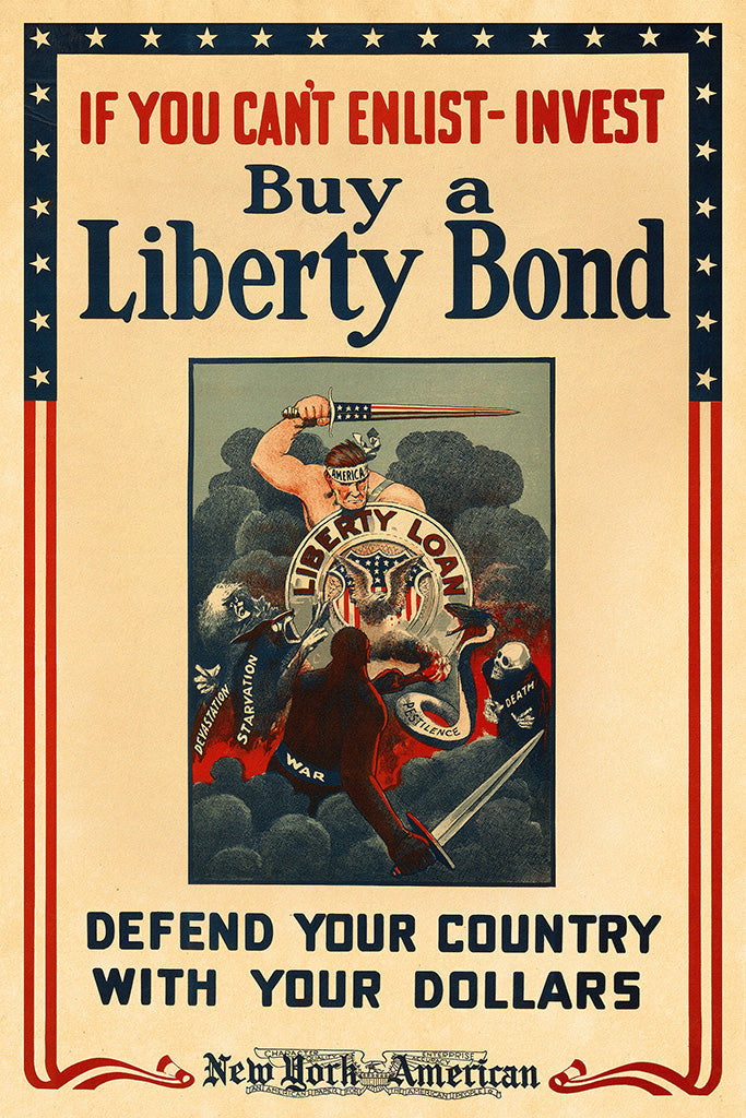 Military Propaganda WWI (8/24) Canvas Poster