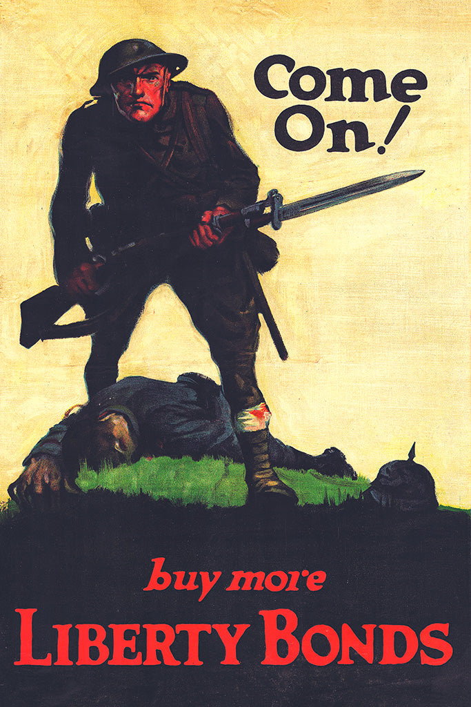 Military Propaganda WWI (13/24) Canvas Poster