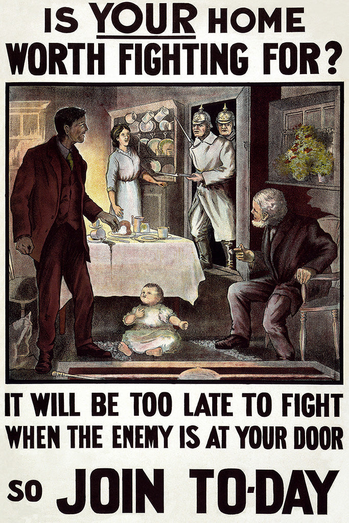 Military Propaganda WWI (14/24) Canvas Poster