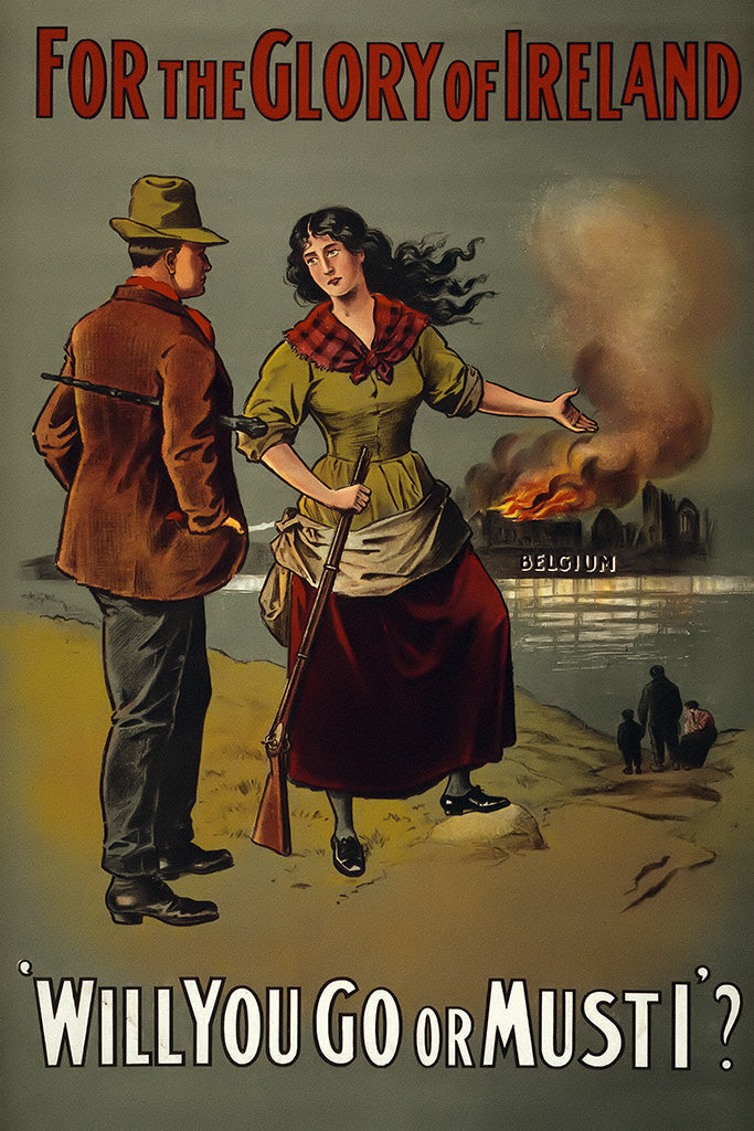Military Propaganda WWI (19/24) Canvas Poster