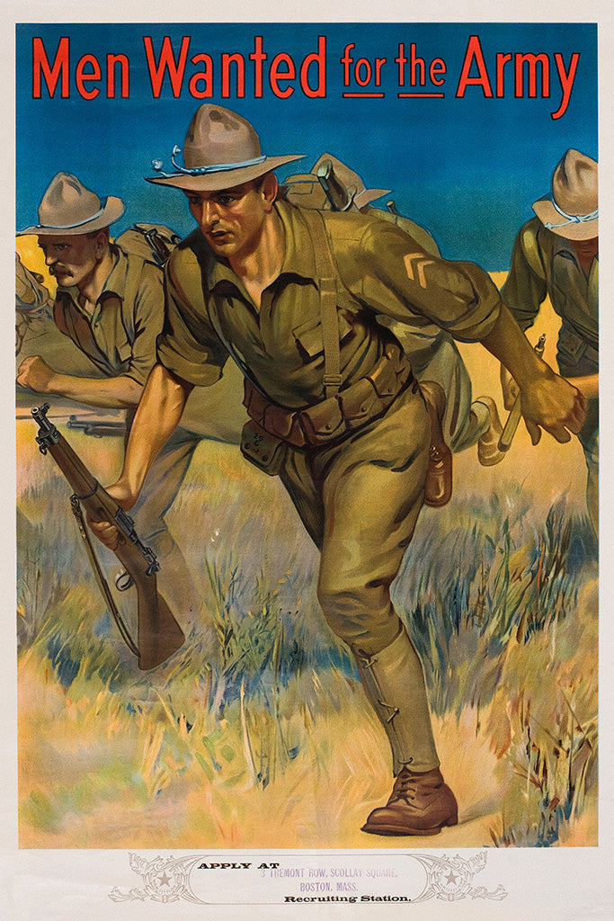 Military Propaganda WWI (20/24) Canvas Poster
