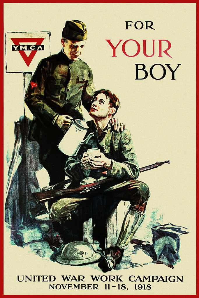 Military Propaganda WWI (22/24) Canvas Poster