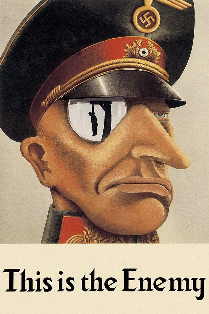 Military Propaganda Enemy (1/3) Canvas Poster
