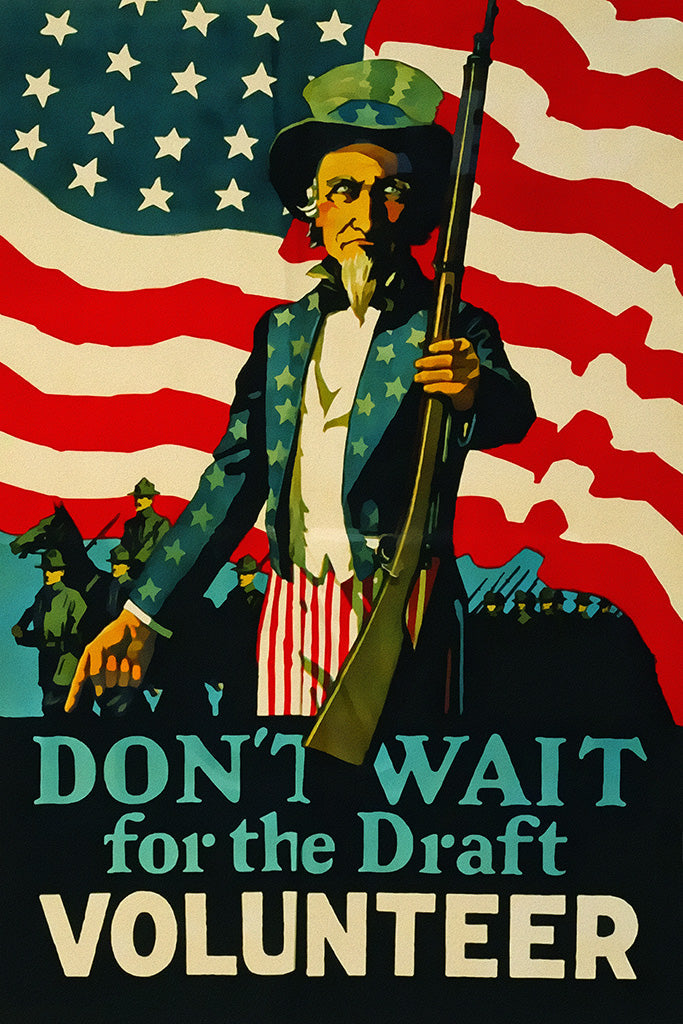 Military Propaganda Uncle Sam (2/15) Canvas Poster