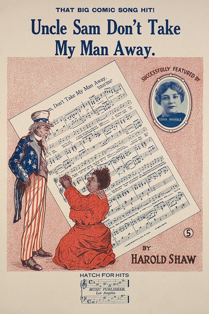 Military Propaganda Uncle Sam (4/15) Canvas Poster