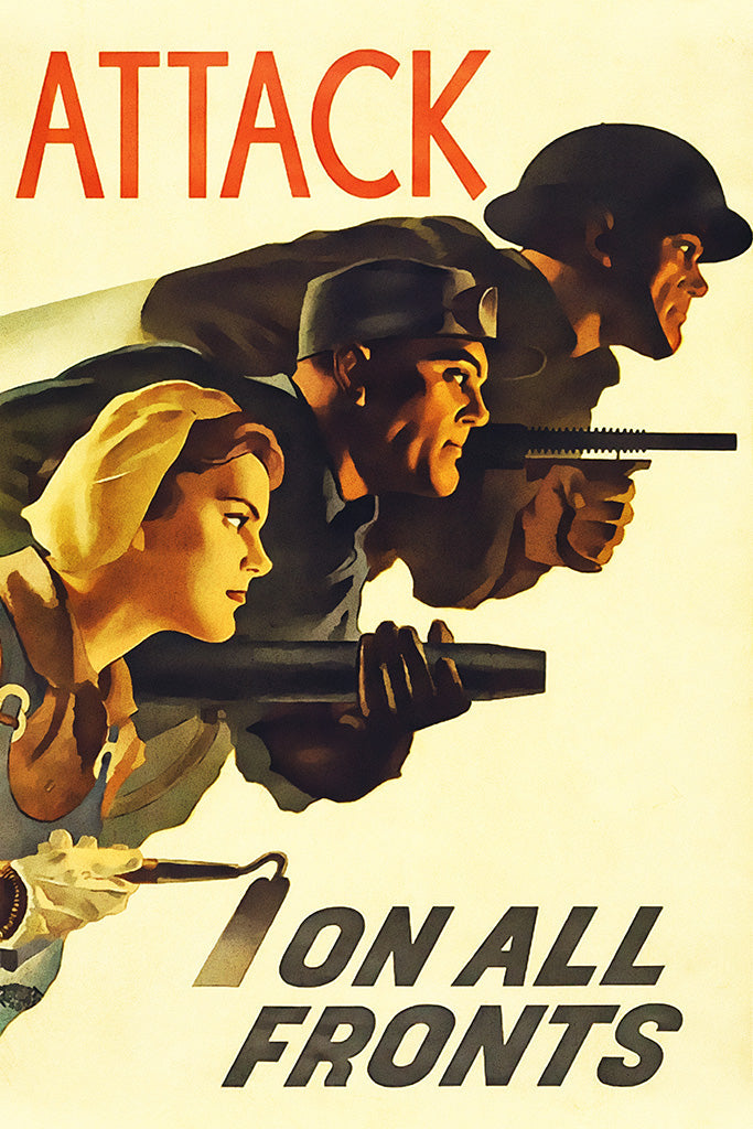 Military Propaganda Canada (2/2) Canvas Poster