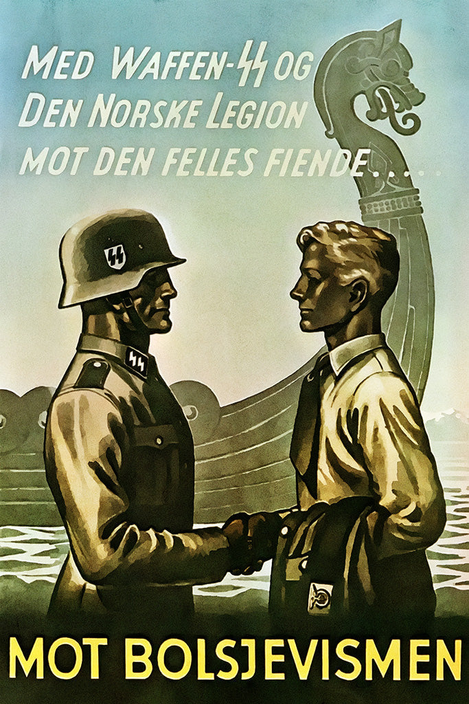 Military Propaganda Norwegian (2/2) Canvas Poster