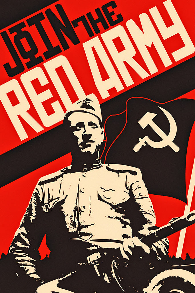 Military Propaganda Red Army Canvas Poster
